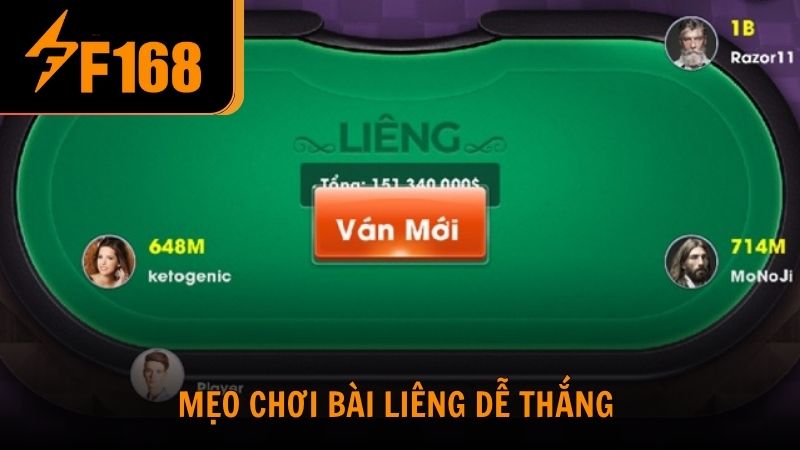 Mẹo chơi bài Liêng dễ thắng từ chuyên gia F168